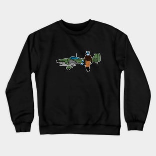 Two Tailed Tom Ju-87 Pilot Poster Crewneck Sweatshirt